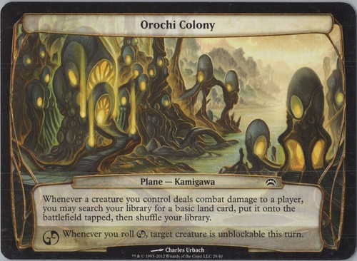 Cartas Magic The Gathering Planechase Orochi Colony (OVERSIZE) Magic The Gathering - Imagen 1 de 2