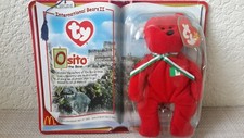 Ty Teenie Beanie Baby Osito The Bear Mexico Retired Rare McDonalds 1999