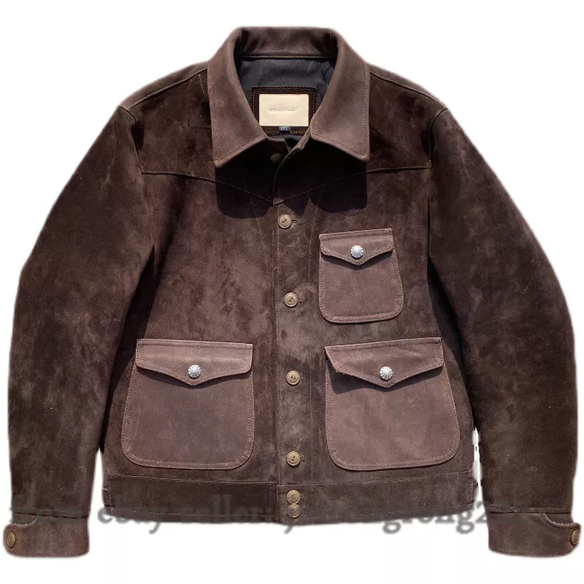 Camel skin leather jacket sale