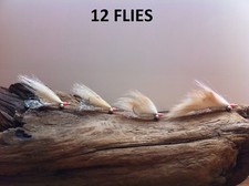 GOTCHA BONEFISH FLY  (12 Flies)  #2 Mustad 34007 flats permit, redfish,bonefish,