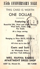 Mrs Hanno Barris Apartment Dress Shop 35th Anniversary Sale Chicago Il