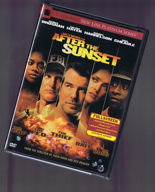 AFTER THE SUNSET (DVD) PIERCE BROSNAN SALMA HAYEK **FREE SHIPPING** NEW