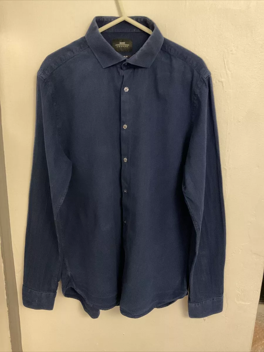 Moss bros skinny fit deals shirt