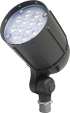 12-Watt Outdoor LED Flood Light, Weatherproof, Bronze. for Use in Flagpole, Floo