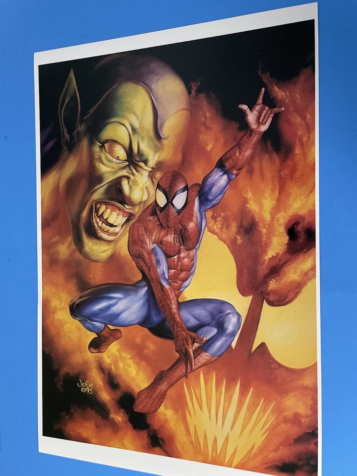 PÓSTER PIN UP MARVEL COMICS EL ASOMBROSO HOMBRE ARAÑA Y EL DUENDE VERDE NUEVO. Foto 3 de 3