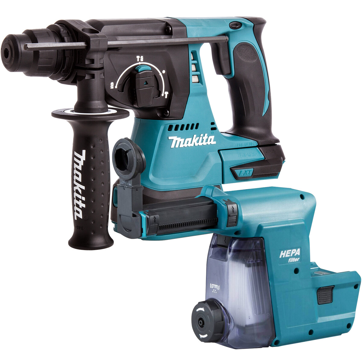 Makita DHR242Z 18V SDS+ Brushless Rotary Hammer Drill Dust