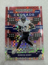 2024 Rookies & Stars Crusade Red Longevity Laser Prizm Derrick  Henry Ravens