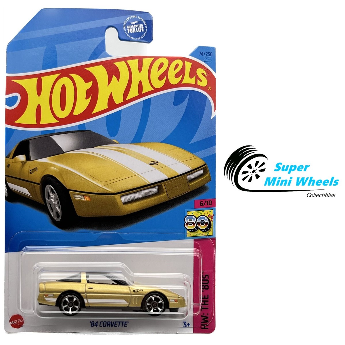 Hot Wheels 2023 #74 - '84 Corvette Gold | eBay