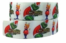 How The GRINCH Stole Christmas 5/8" Repeat Ribbon Sold By The Yard - USA Seller