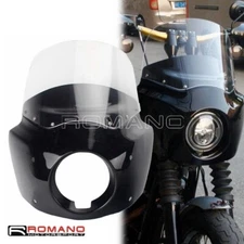 Headlight Fairing & 11” Clear Windshield For Harley Dyna Wide Glide FXDWG 06-17