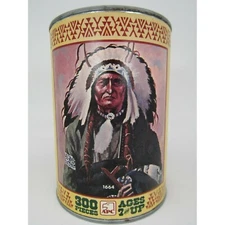 VTG APC 300 Piece Jigsaw of Sitting Bull Circa 1890 #1664 Native American Indian