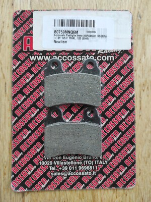 1x Accossato Brake Pads AGPA45OR AGPA45 Gas Gas OSSA Scorpa Sherco 49,7x43,7x6mm