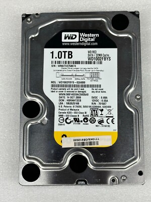 Western Digital Dell WD1002FBYS 1 TB 3.5 in SATA II Enterprise Drive