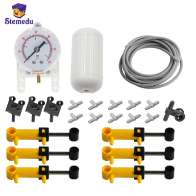 MOC Technical Pneumatic Combo block Cylinder Engine Switch Hose Compatible lago