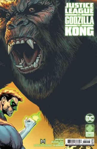 Justice League vs. Godzilla vs. Kong (2023) #4 NM Connecting Final Variant Cover