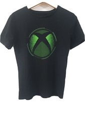 2020 Microsoft Xbox Kids Size 12 Unisex Tee - Ready To Play - VGC - Black/Green