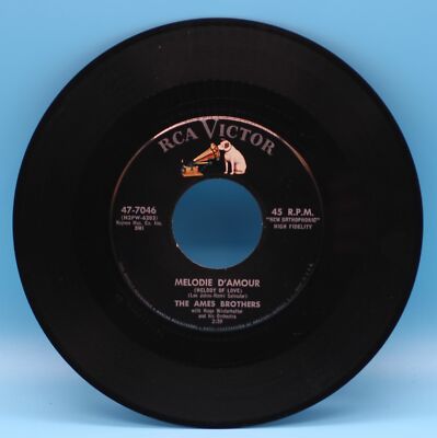 The Ames Brothers - So Little Time & Melodie D'Amour - RCA Victor 45 RPM  1957