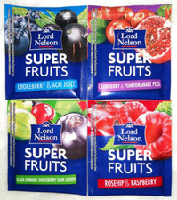 LORD NELSON SUPER FRUITS  Selection Pack 4 Different enveloped Tea Bags