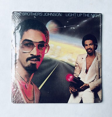 Vintage 1981 Amurol BROTHERS JOHNSON Chu Bops Bubble Gum Mini LP candy container