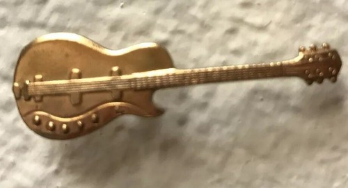 1 Of 9 VINTAGE METAL GUITAR PIN PINBACK 1.5” - Picture 3 of 3