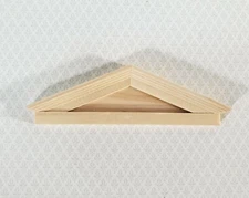 Miniature Window or Door Pediment Wood 1:12 Scale Dollhouse Colonial Victorian