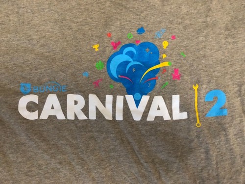 Bungie Employee Destiny Carnival 2 Shirt Rare Small Used 2018 - Picture 3 of 10
