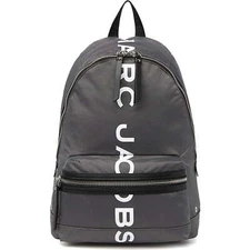 Marc Jacobs Suspiria Logo Print Nylon Backpack ~NWT~ Dark Grey