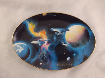 Hamilton Collection Star Trek To Boldly Go Platte kein Coa