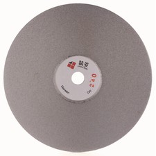 4" Inch 240 Grit Diamond Grinding Disc Coated Flat Lap Wheel for Stone Jewelry