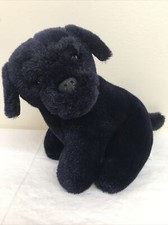 VTG Dakin Soft Classics Plush Dog Stuffed Black Lab Puppy 1995 Toys R Us