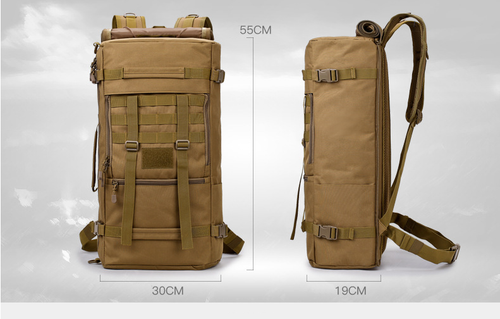Mochila de senderismo al aire libre bolsa de viaje táctica militar mochila de camping impermeable - Imagen 2 de 15