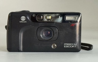 Minolta Freedom Escort AF Riva Mini 35mm Film Camera Tested Flash Works