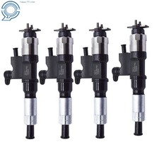 095000-5471 4 X Fuel Injectors For Isuzu Npr Npr-hd Diesel 2001-2007 4.8l 4hk1