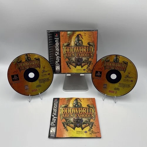 Oddworld: Abe's Exoddus PlayStation 1 PS1 Complete CIB Tested Authentic
