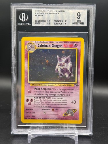 Sabrina's Gengar (Unlimited) graded BGS 9 for sale on eBay