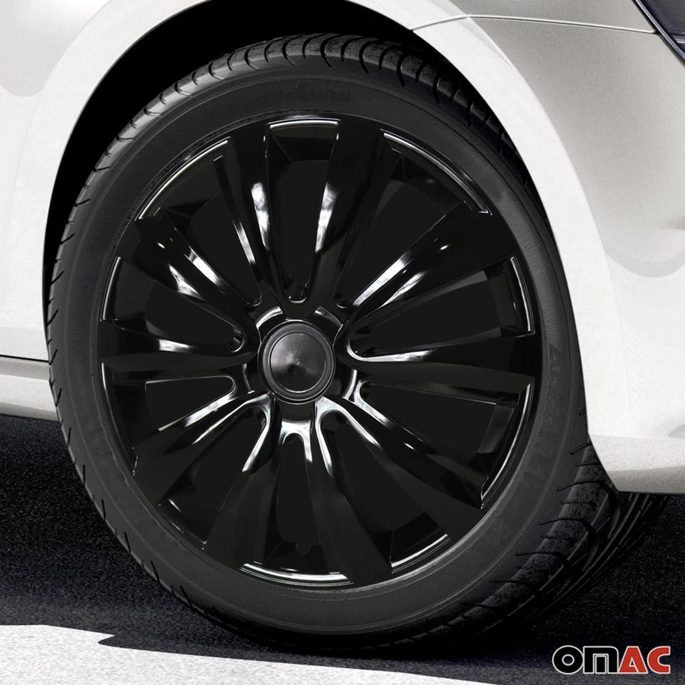 16 Inch Wheel Covers Hubcaps for Nissan Black - Image 2 of 4