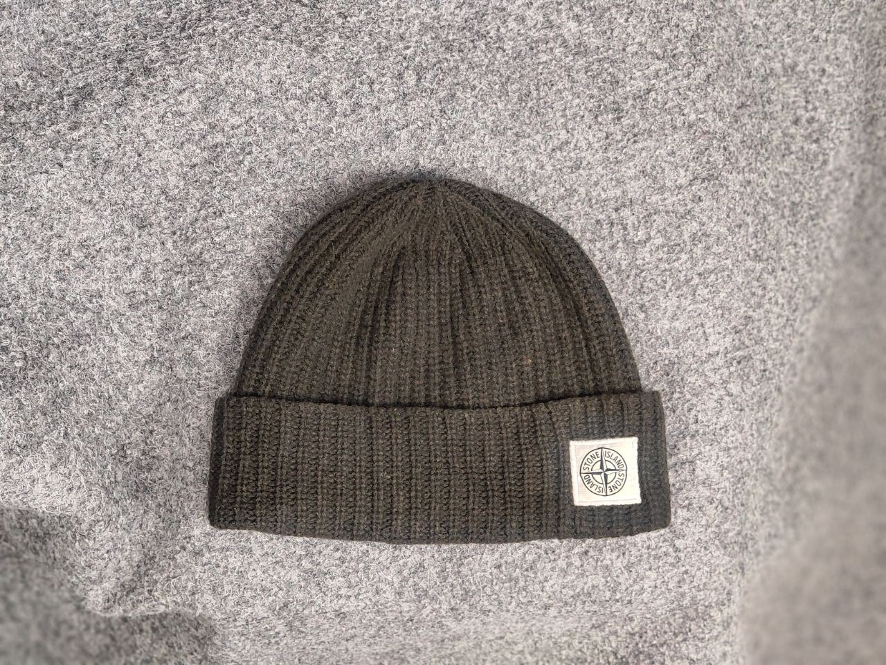 Stone Island patch program authentic ribbed wool … - image 1