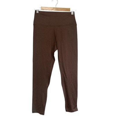 Sofia Active by Sofia Vergara Brown High Waist Studio Leggings Women's S