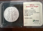 2001 Silver American Eagle $1 - BU - Brilliant Uncirculated - In Capsule