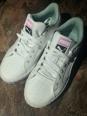 Puma Cali Star Fly-Mingo White Pink Sneakers Wmn s 8 Kids GS 7C 25cm 385628-01