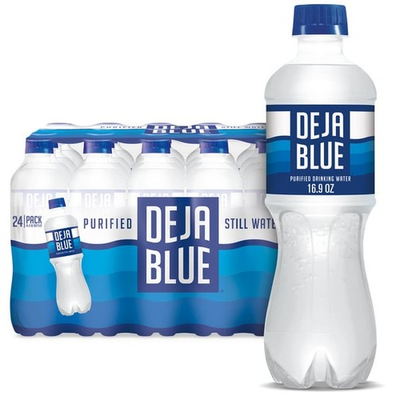 #ad Deja Blue Purified Drinking Water 16.9 fl oz Bottles 24 Pack $28.99