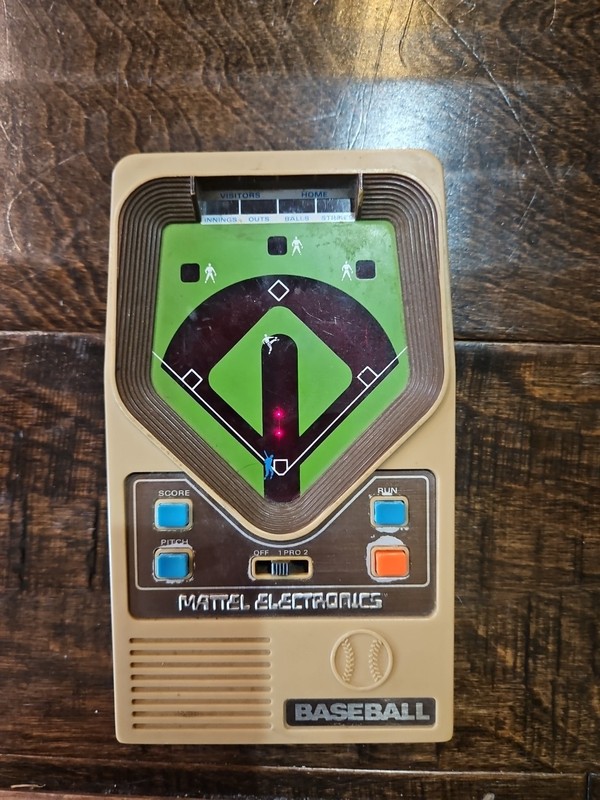 Vintage 1978 Mattel Electronics Baseball handheld electronic game Works🔥🔥