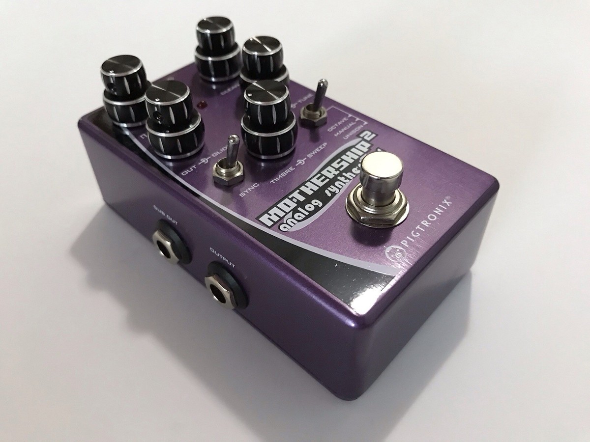 Pigtronix Mothership 2 Analog Desktop Synthesizer Pedal With Power