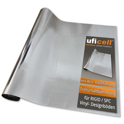 uficell  VINOSOUND RIGID ALU premium Vinylunterlage  für Rigid / SPC Klick Vinyl