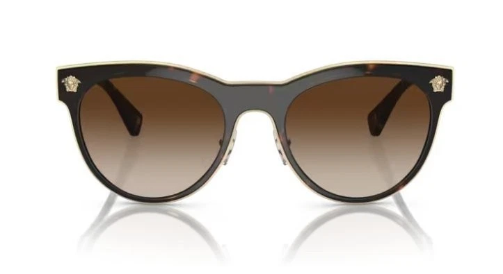 Gafas de sol Versace 0VE2198 125213 54 mm para mujer habana oscura/marrón degradado Foto 3 de 4