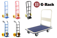 G Rack Sack /Platform Truck Trolley Anti Puncture Tyres Easy Assembly Heavy Duty