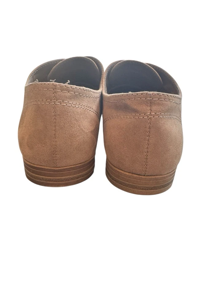 Dolce Vita Oxford Womens Size 9.5 Brown Round Toe Casual Comfort Leather Slip On - Image 3 of 4