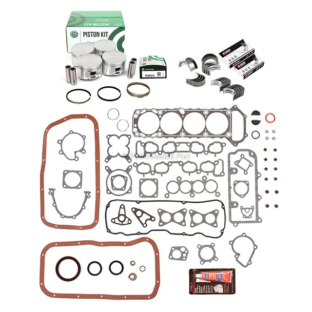 Juego completo de juntas cojinetes de pistones para camioneta Nissan D21 90-97 2,4 L SOHC KA24E Foto 2 de 4