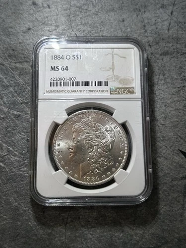 1884-O Morgan Dollar NGC MS 64 Uncirculated