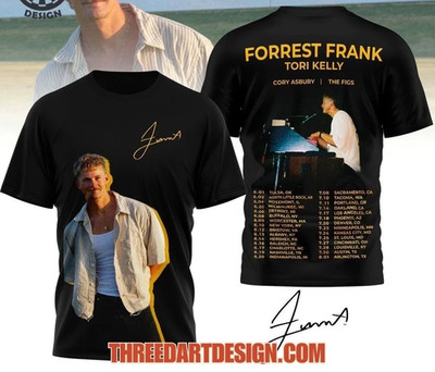 Forrest Frank Tori Kelly 2026 Tour AOP 3D T-Shirt